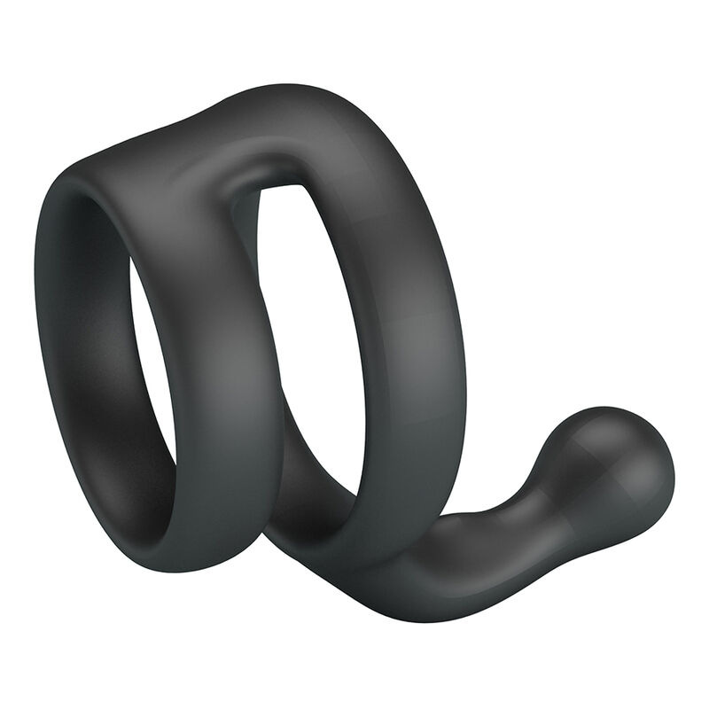Crazy bull - yancy double cock and ball ring black 2
