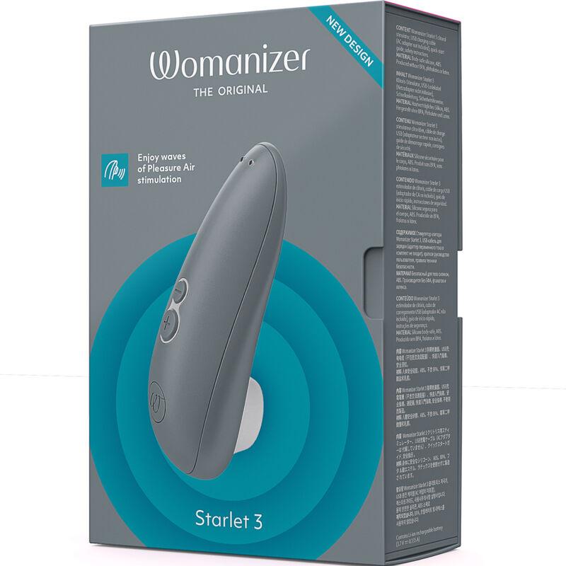 Womanizer - Starlet 3 Clitoral Stimulator Gray - Stimulátor Klitorisu