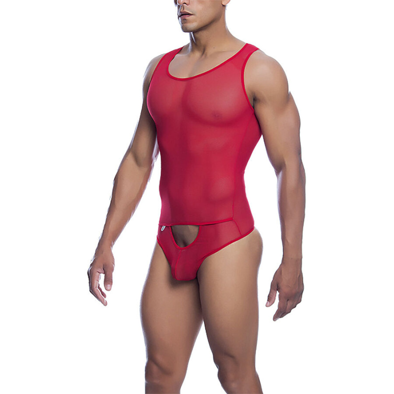 Mob - red transparent bodysheer size l/xl 1