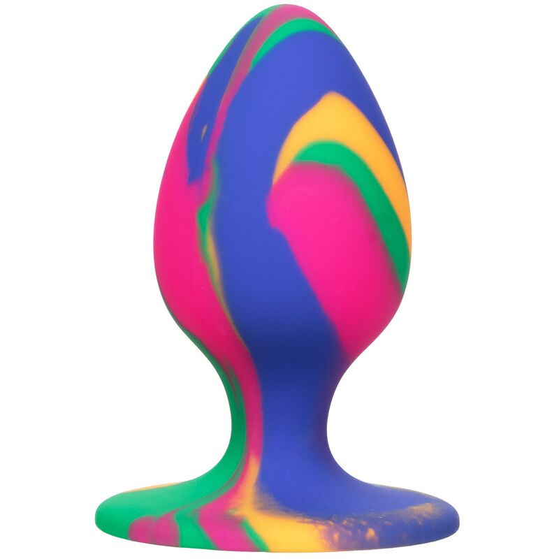 Calexotics - cheeky medium tie-dye plug anal