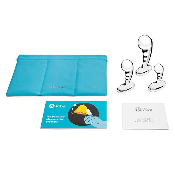 B-Vibe - Stainless Steel P-Spot Training Set