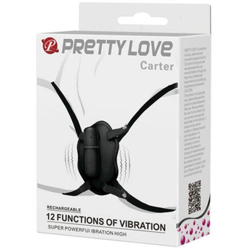 Pretty Love Strap Op With Vibrating Bullet Carter 6