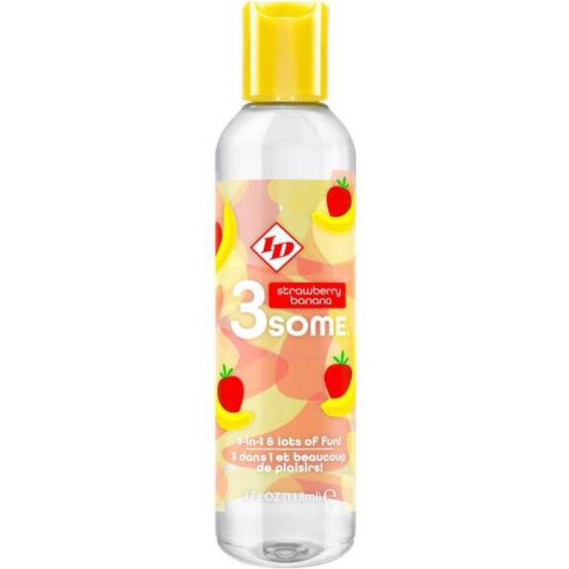 Id 3some - 4 Fl Oz Strawberry Banana Bottle