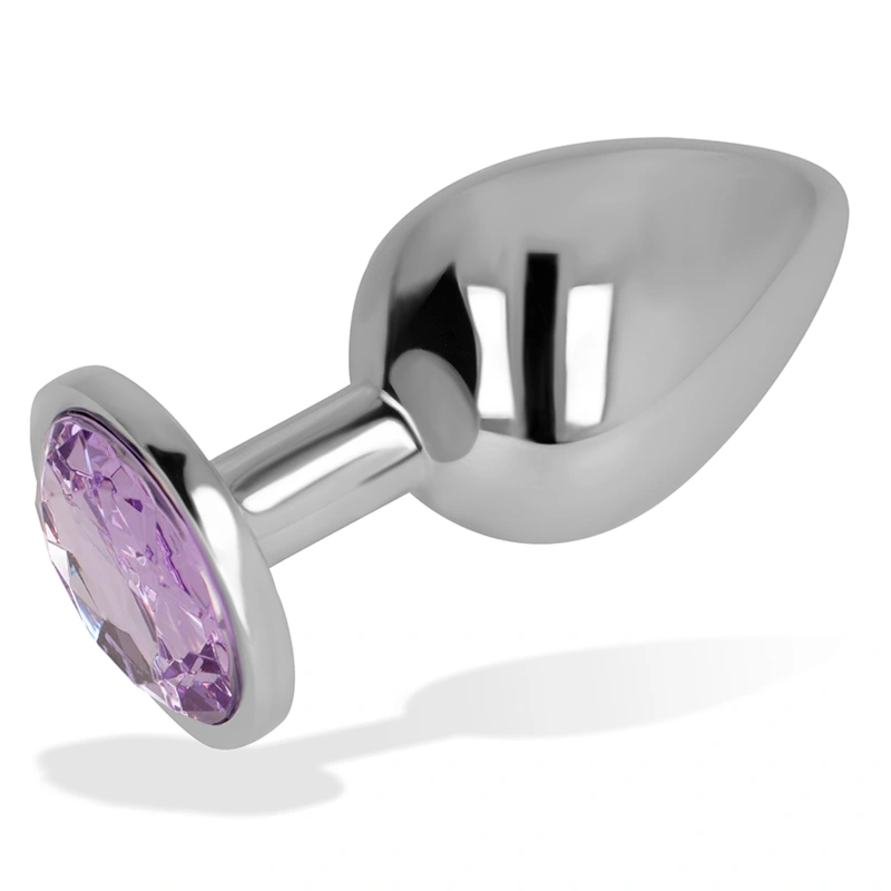 Ohmama - anal plug with violet crystal 8 cm 2