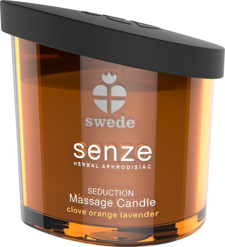 Swede - Senze Seduction Massage Candle Clove Orange Lavender