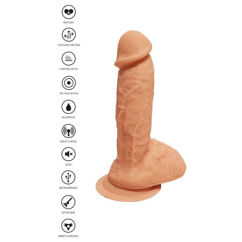 Get Real - Silicone Vibrating Dildo Skin 3
