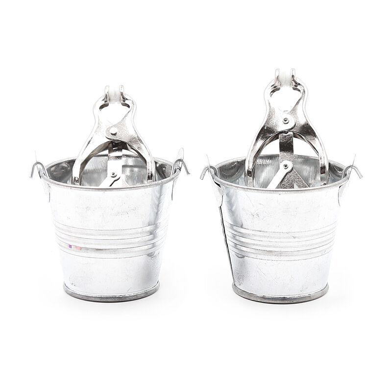 Ohmama Fetish Nipple Clamps With Buckets 1