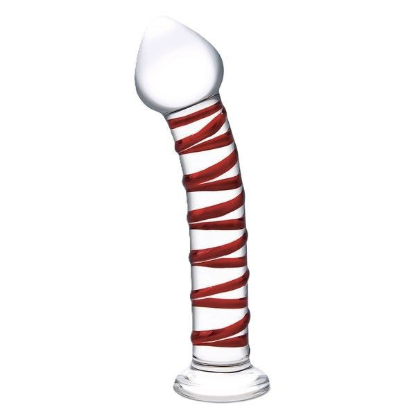 Glas - Mr. Swirly Glass Dildo - Sklenené Dildo