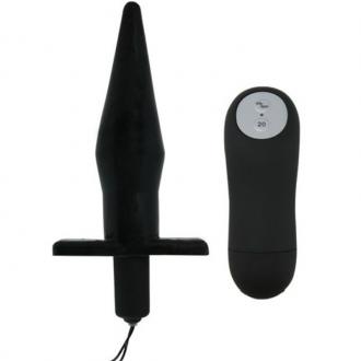 Baile Vibrating Plug And Remote Control Wireless Black