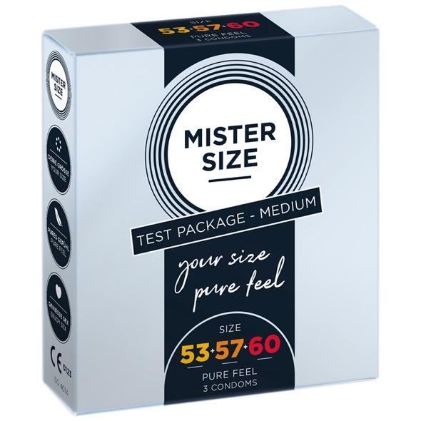 Mister Size - Test Box Condom Size 53-57-60 (M/L/Xl) 3 Condoms 6