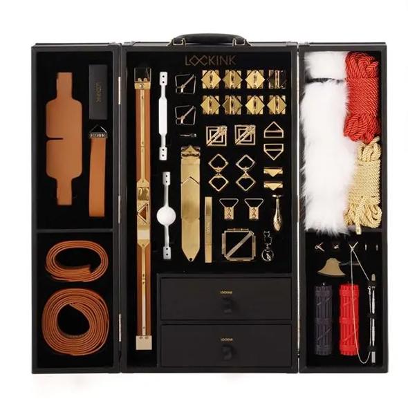 Lockink - All-In-1 Bdsm Play Kit Brown