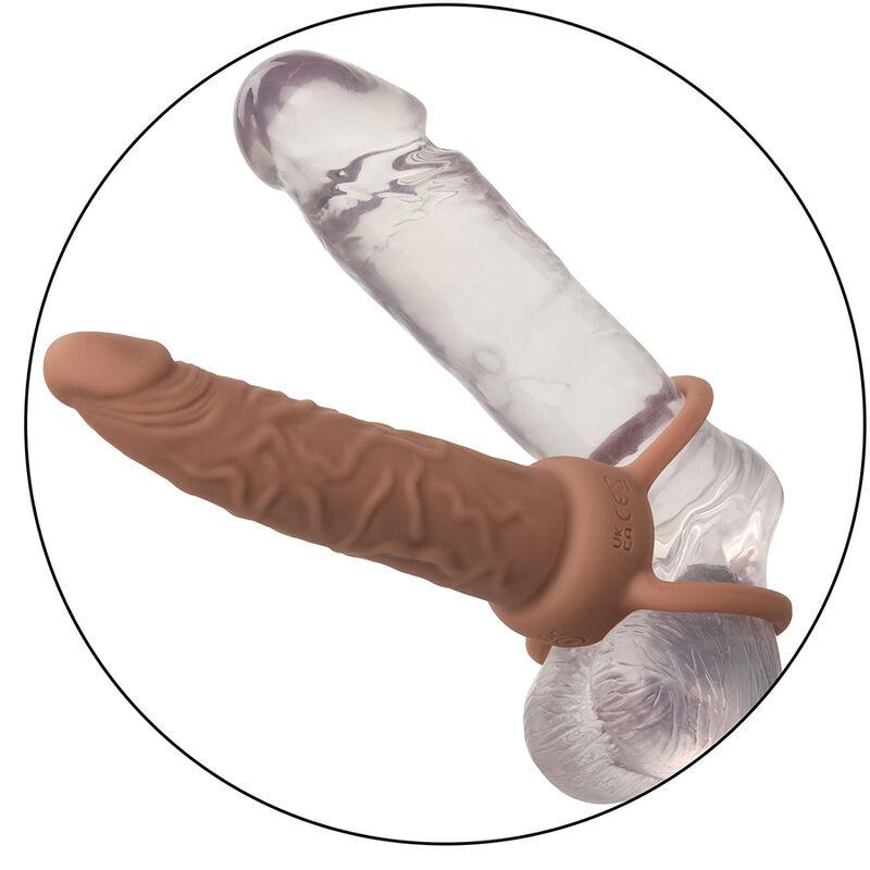 Calexotics - Performance Maxx Rechargable Dual Penetrator Brown Skin 9