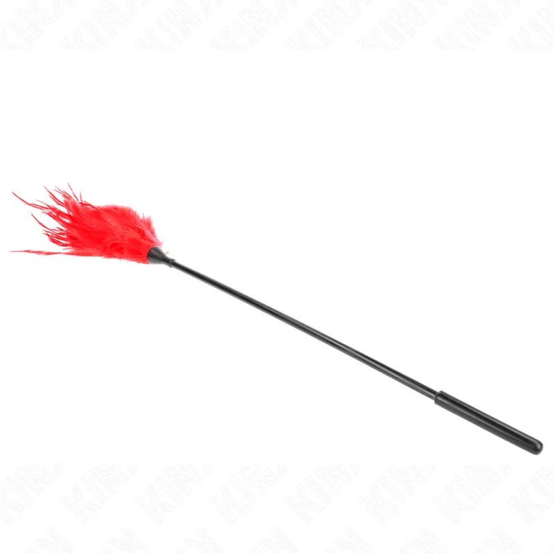 Kink - Multiple Red Tickle Feathers 45 Cm