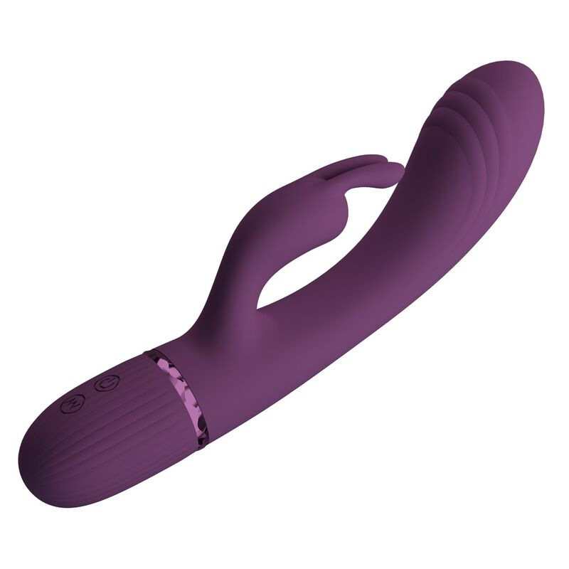Pretty love - rocco rechargeable rabbit vibrator 10 functions purple 6