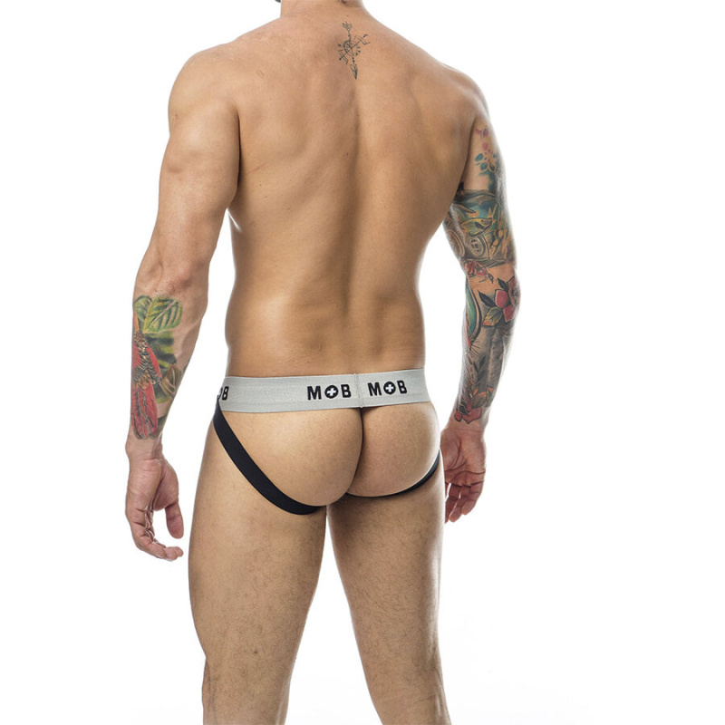 Mob - classic stripe white jock size xxl 4
