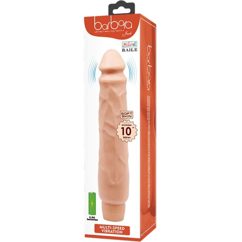 Baile - jack realistic vibrator 26 cm flesh 6