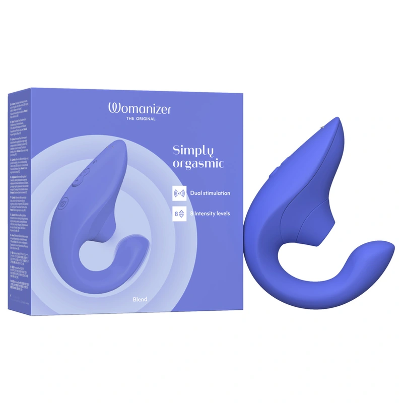 Womanizer - blend rabbit vibrator stimulator vibrant blue 13