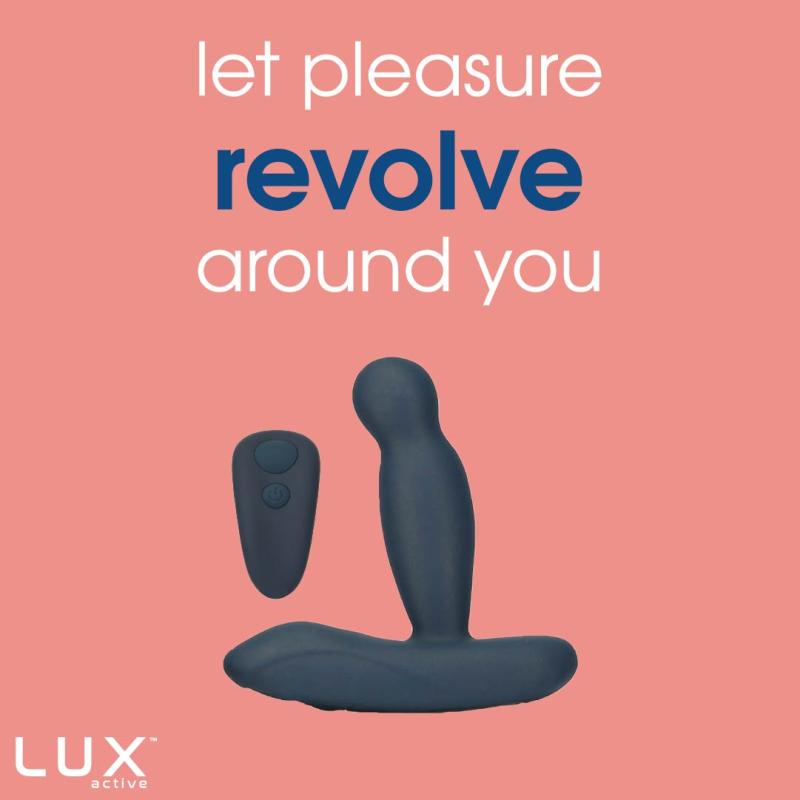 Lux Active - Revolve Rotating And Vibrating Massager Blue