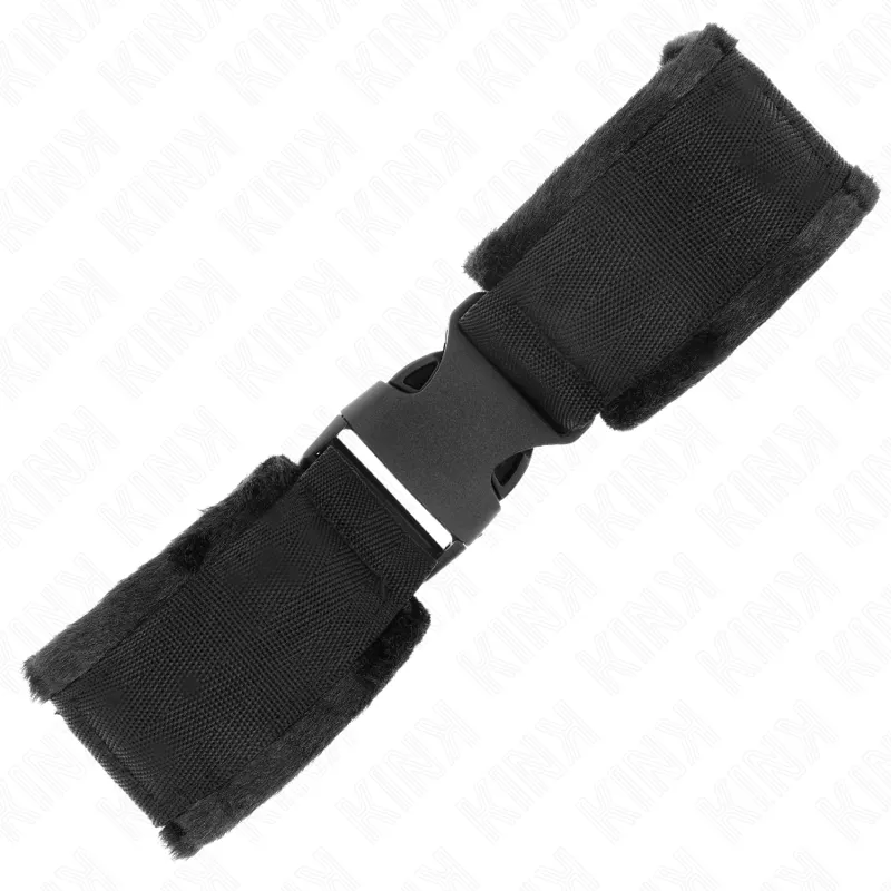 Kink - Nylon Bind Hook&Loop Wrist Restraints Red-Black Model 1 Ajdustable 25-35 Cm X 6 Cm 1