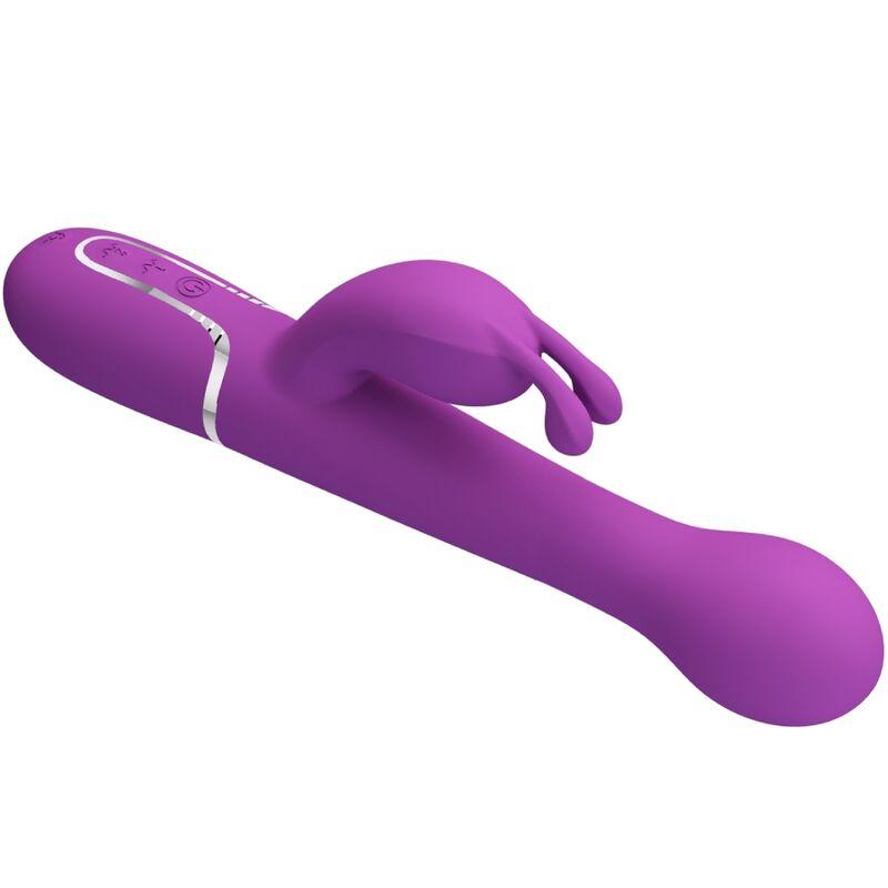 Pretty love - dejon 3 in 1 multifunction rabbit vibrator purple 3