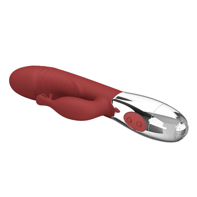 Pretty love - rosewood rabbit vibrator 30 functions usb rechargeable red 4