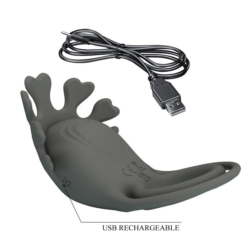 Pretty love - rechargeable vibrating ring with stimulator 6