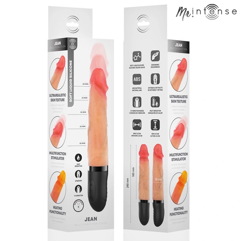Mr intense - jean up&down vibrator with heat effect 24 cm -Ø- 3.8 cm 6