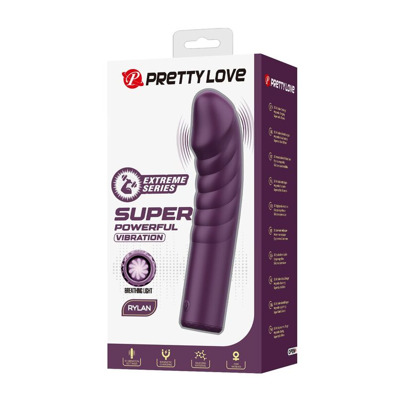 Pretty love - ryland rechargeable vibrator 10 functions purple 2