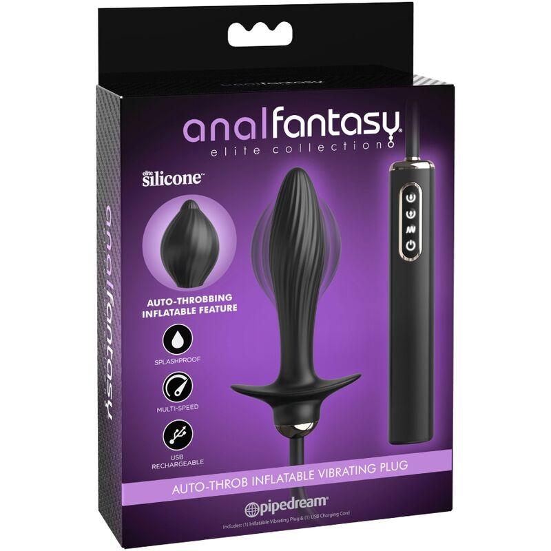 Anal Fantasy Elite Collection - Inflatable & Vibrator Plug Auto-Throb 6