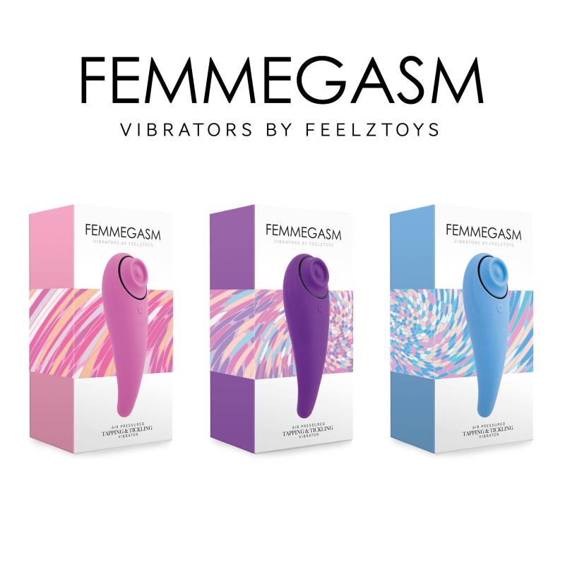 Feelztoys - Femmegasm Tapping & Tickling Vibrator Turqoise 6