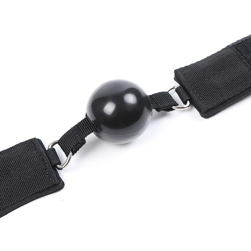 Ohmama Fetish Neoprene Gag With Hand Cuffs 15