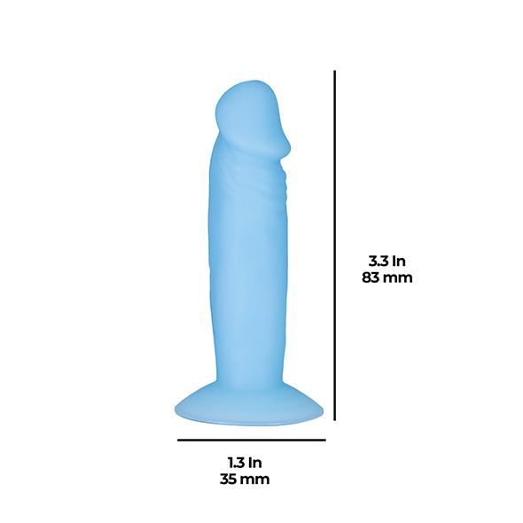 Addiction - Silly Willy Silicone Dildo Glow In The Dark