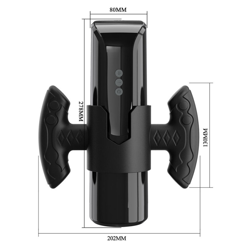 Pretty love - larissa suction masturbator with vibration + support 9