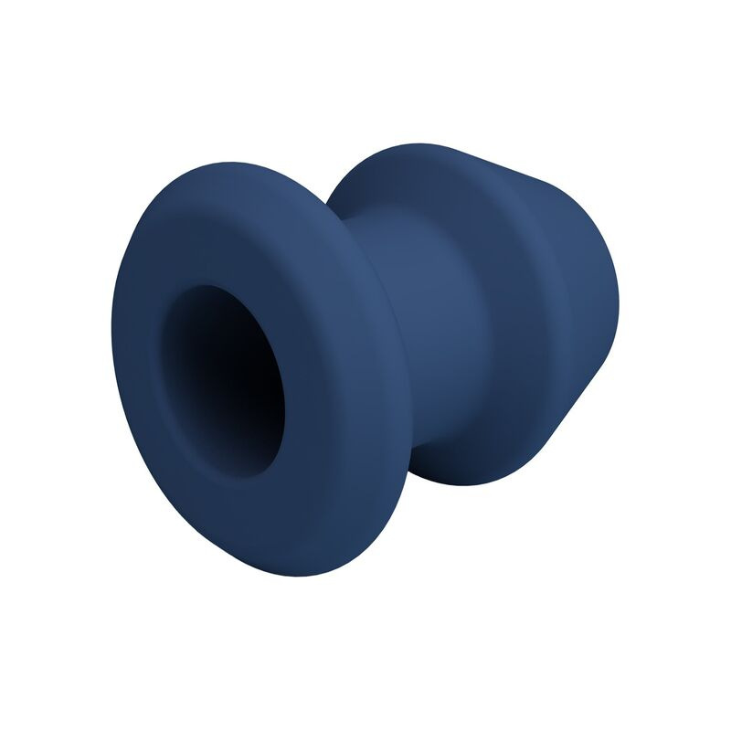 Mr play - jack blue silicone hollow anal plug size s 4