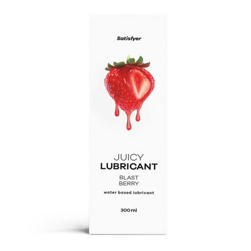 Satisfyer Juicy Lubricant Blast Berry Waterbased 300ml - Lubrikant