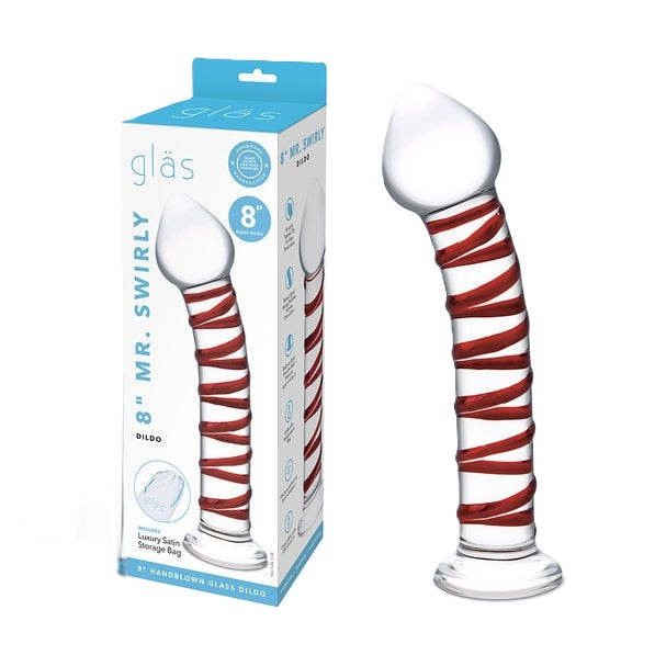 Glas - Mr. Swirly Glass Dildo - Sklenené Dildo 1