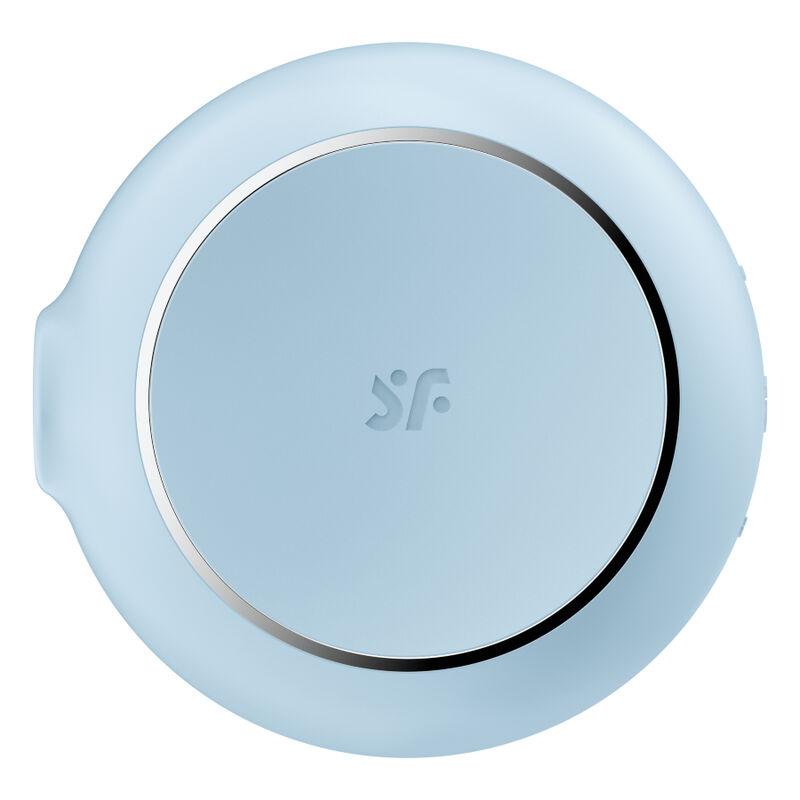 Satisfyer Pro To Go 3 Air Pulse Stimulator & Vibrator - Blue - Stimulátor Klitorisu
