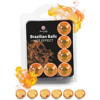 Secretplay Set 6 Brazilian Balls Hot Effect