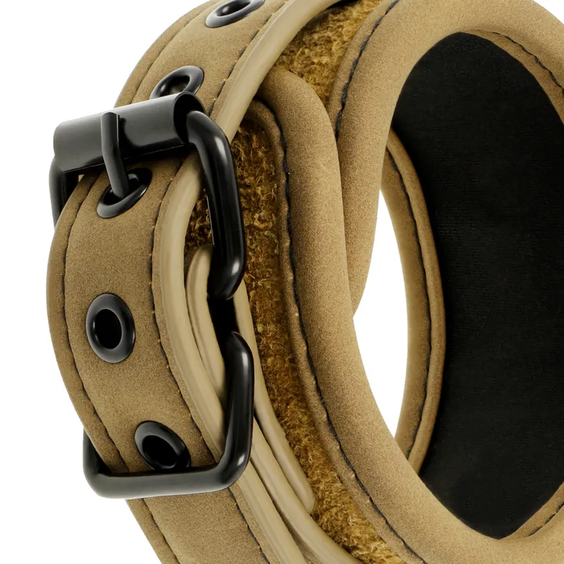 Fetish Submissive Origin Handcuffs Vegan Leather - Putá 2
