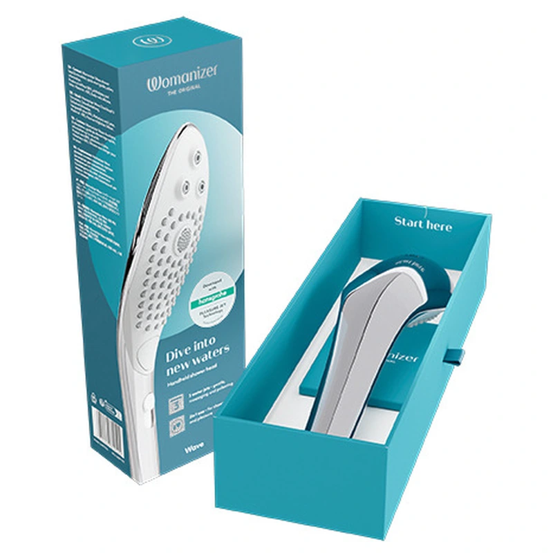 Womanizer - wave clitoral stimulating shower head chrome 12