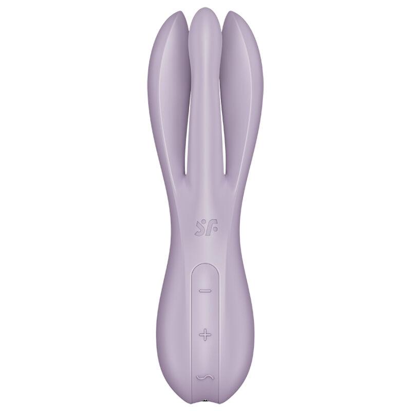 Satisfyer Threesome 2 Vibrator - Violet 1