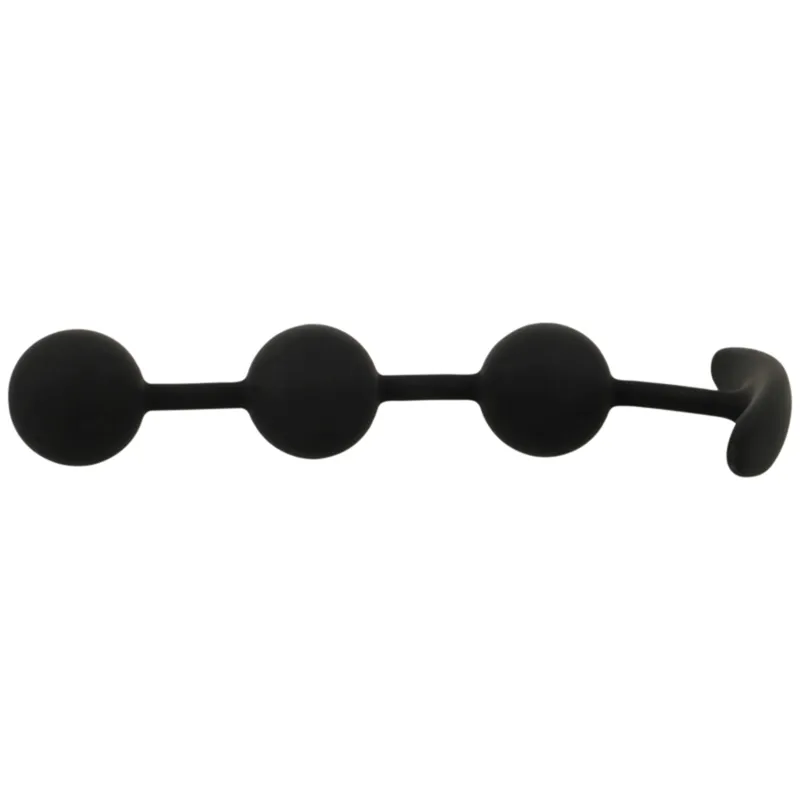 Black&Silver - Harry Anal Beads 14 Cm - Análne Guličky 2