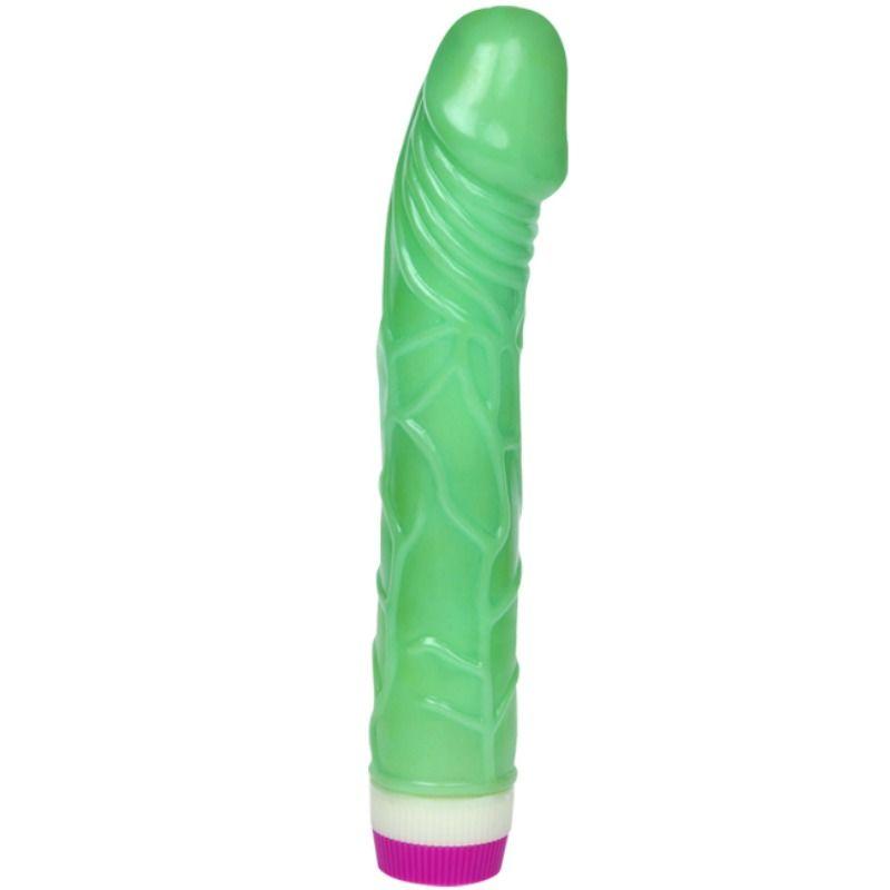 Waves Of Pleasure Vibrator Green 23 Cm 5