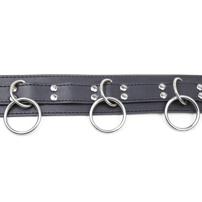Ohmama Fetish 3 Ring Slave Collar 4