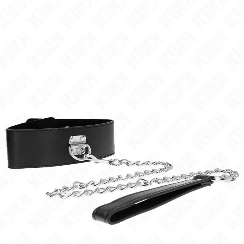 Kink - Basic Model Collar With Leash 65 Cm Model 0