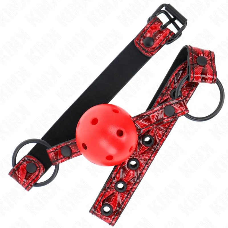 Kink - Diamond Pattern Ball 4.5 Cm Gag Model 1 64.5 Cm Adjustable 42-60 Cm 1