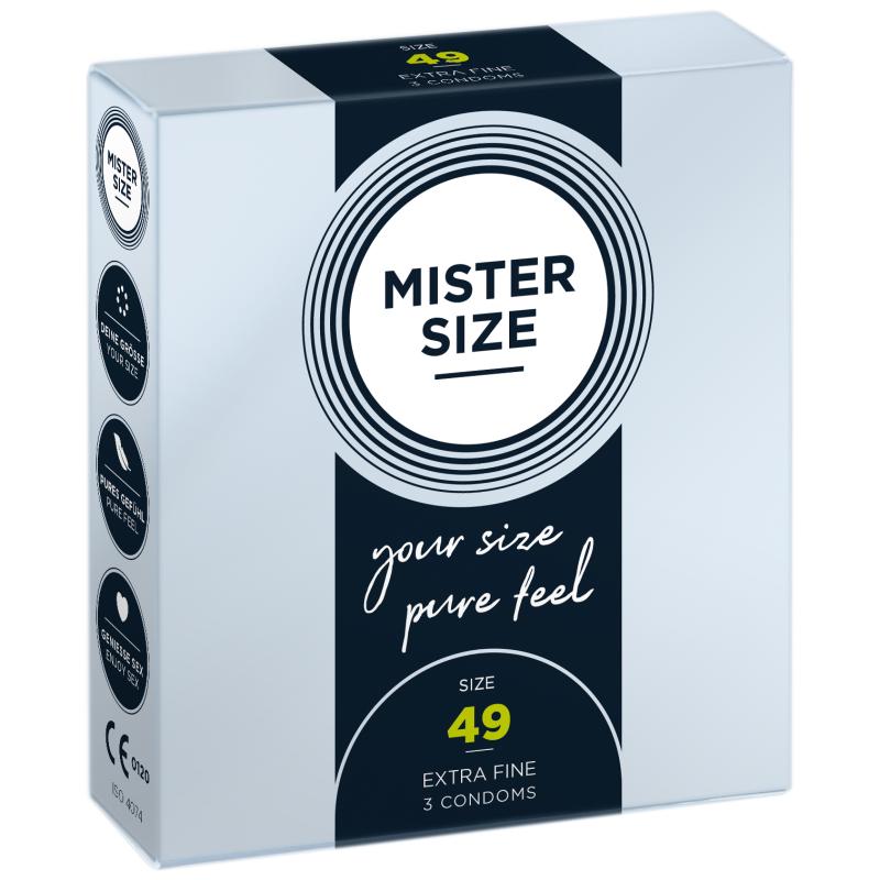 Mister.Size - 49 Mm Condoms 3 Pcs