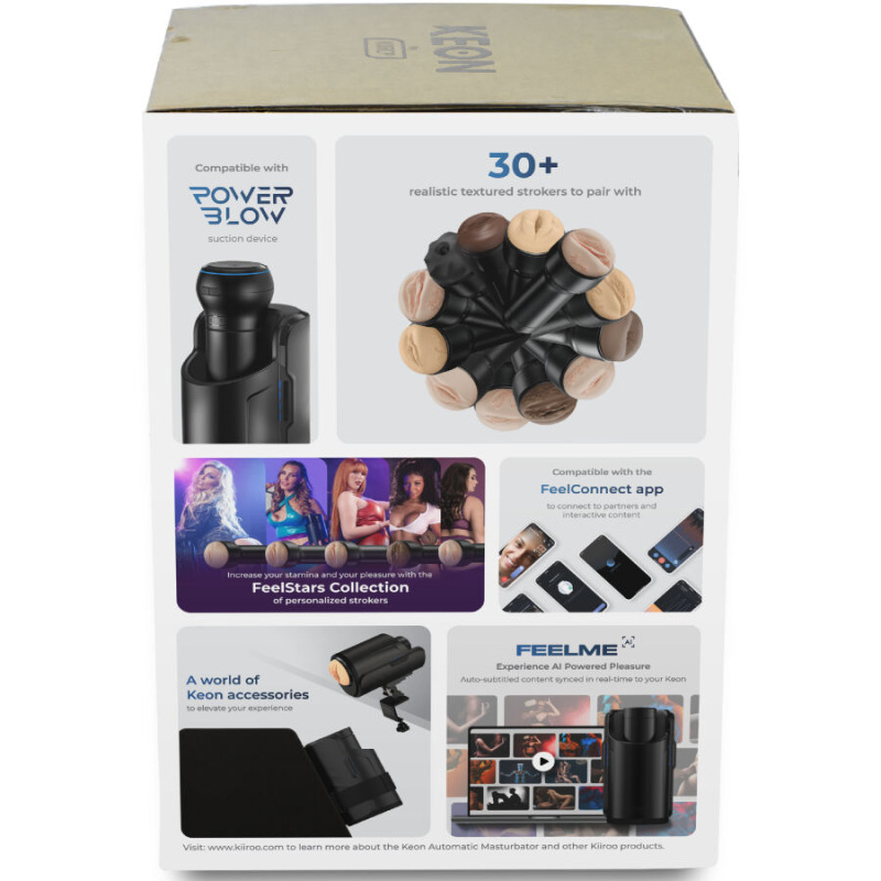 Kiiroo - keon wifi combo automatic masturbator + feel stroker 2