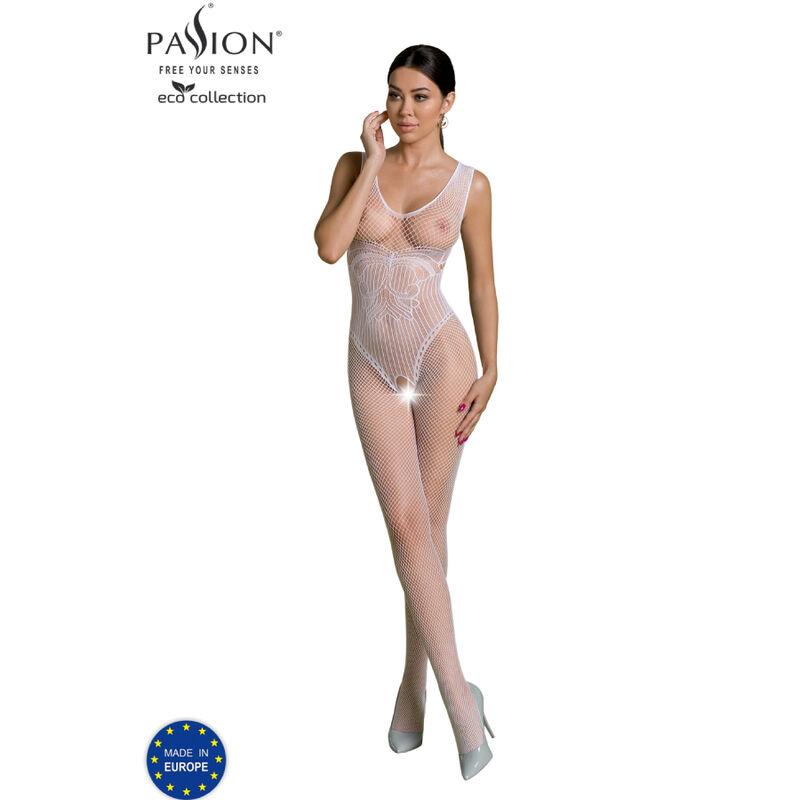 Passion - Eco Collection Bodystocking Eco Bs003 White