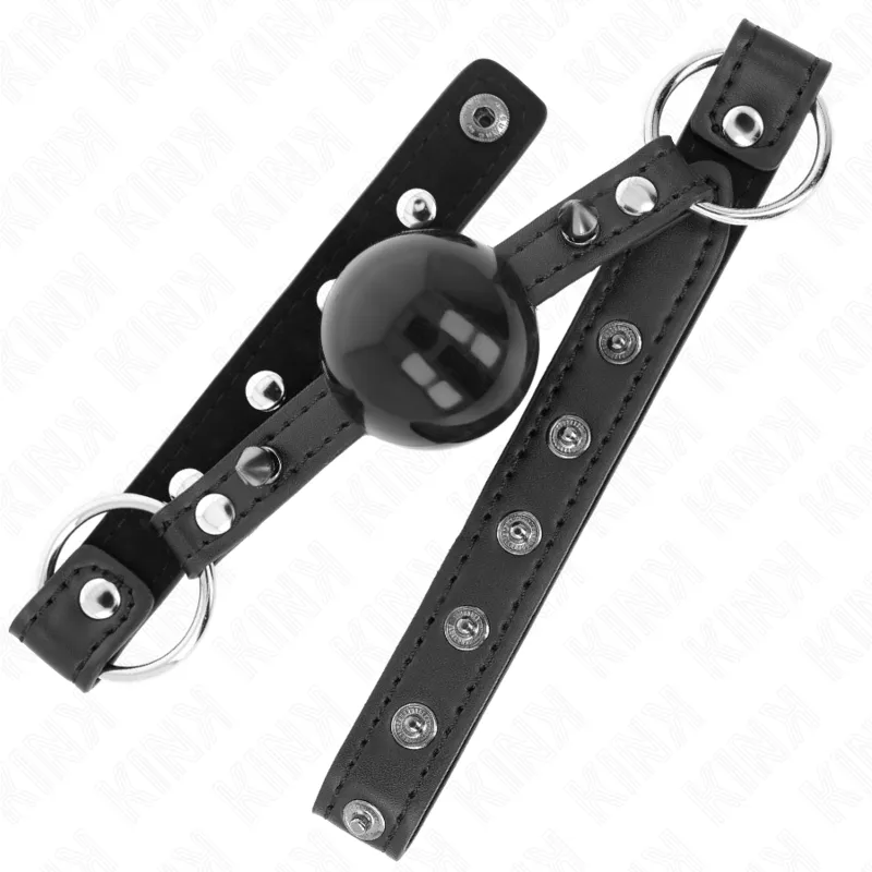 Kink - Ball 4 Cm Gag With Tip Rivet And Snap Lock 65 X 2 Cm